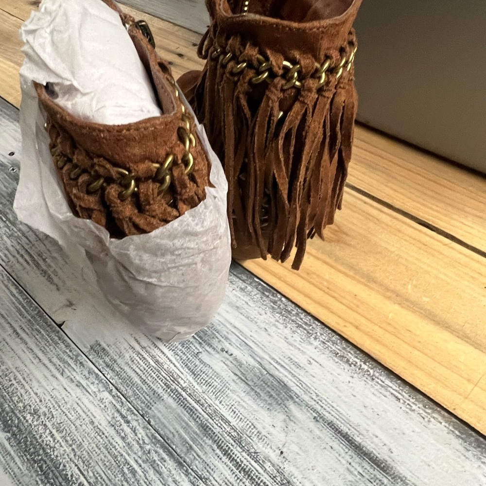 NOT RATED fringe booties NWT - Picture 2 of 3